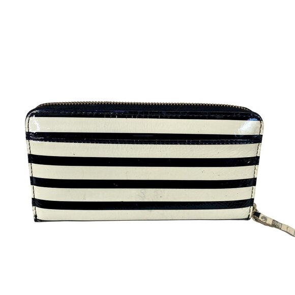 Kate Spade New York Striped Zip-Around Wallet - Picture 3 of 7